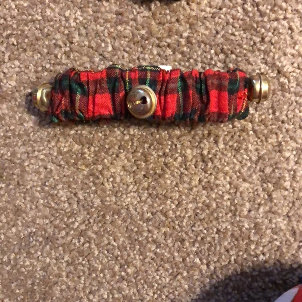 Holiday Kitty Cat Reindeer Headband and Jingle Bell Collar Christmas Costume